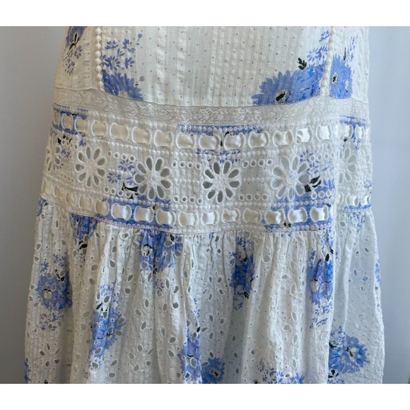 LoveShackFancy Reggie dress in morning mist sz 6 - Picture 10 of 14